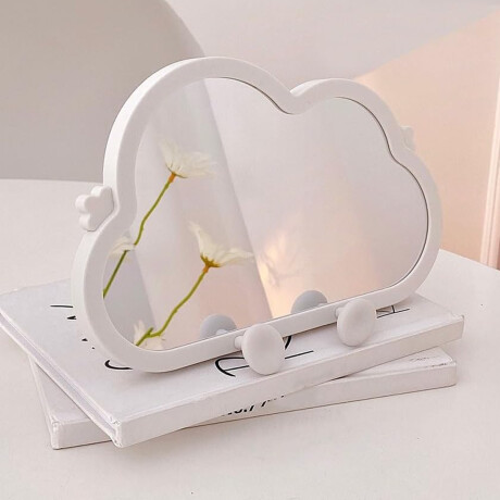 Espejo nube con soporte para celular 13 cm x 20,5 cm Sc