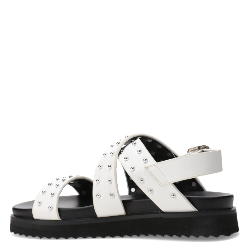 Sandalias de Niña MINI Miss Carol PELLY con tachas Blanco