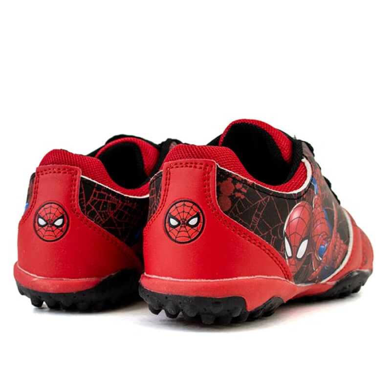 Championes Marvel de Fútbol 5 Spiderman de Niños - SPTASS23003 Rojo-negro