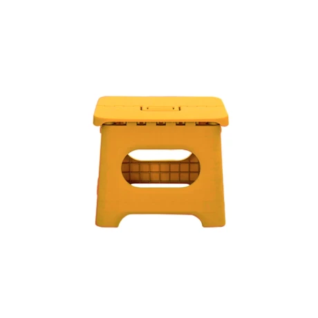 Banco Plegable Multiuso Resistente Amarillo