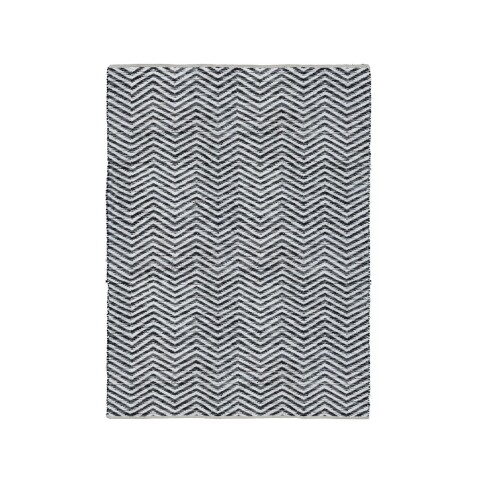 ALFOMBRA ONDAS 244x305CM BLANCO/NEGRO ALFOMBRA ONDAS 244x305CM BLANCO/NEGRO