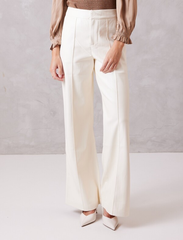 Pantalon Eco Cuero CRUDO