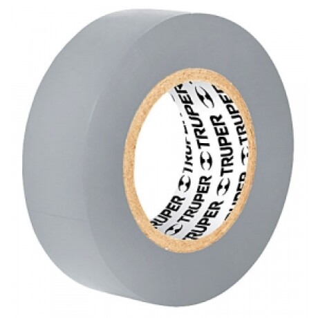 Cinta Aisladora 19mm x 18m Truper Gris