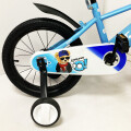Bicicleta Infantil Rodado 14 Para Niño Con Rueditas Auxiliares Azul
