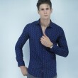 CAMISA OXX CORK AZUL ARABE