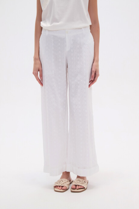 Pantalon Mange Marfil / Off White