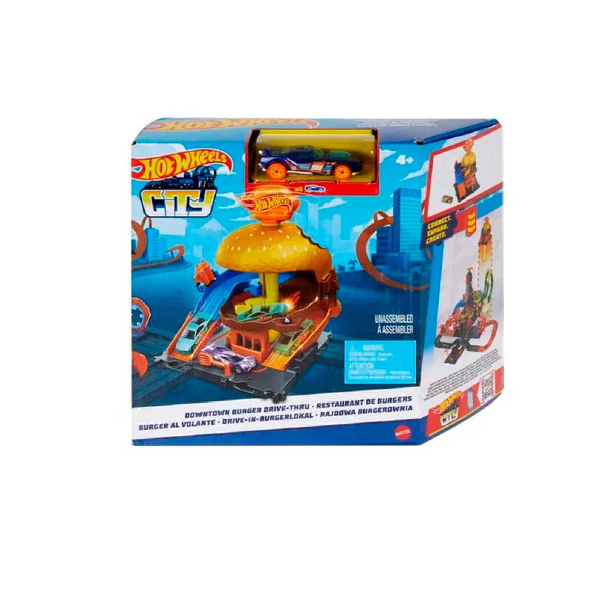 Hot Wheels Autoservicio De Hamburguesa 