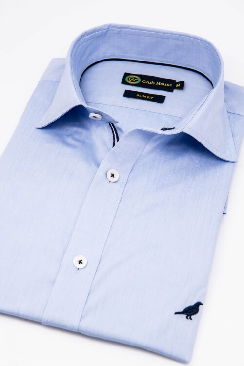 Camisa Short collar Slim Fit- Piamonte