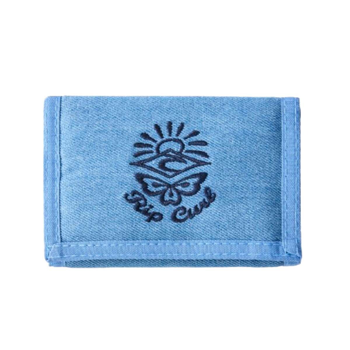 Billetera Rip Curl Distressed Denim - Celeste 