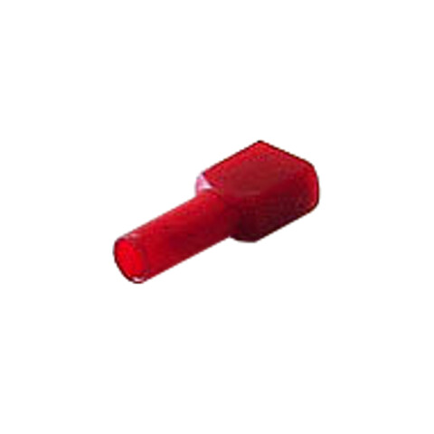 Terminal enchufable hembra 0,25-1,0mm² rojo 100un. HR2612