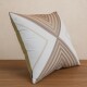 Set x4 funda de almohadones lisa 43 x 43 cm RAYAS BEIGE