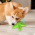 Juguete Perro Dental Morder Higiene Estrella Marina Flotante Color Variante Verde