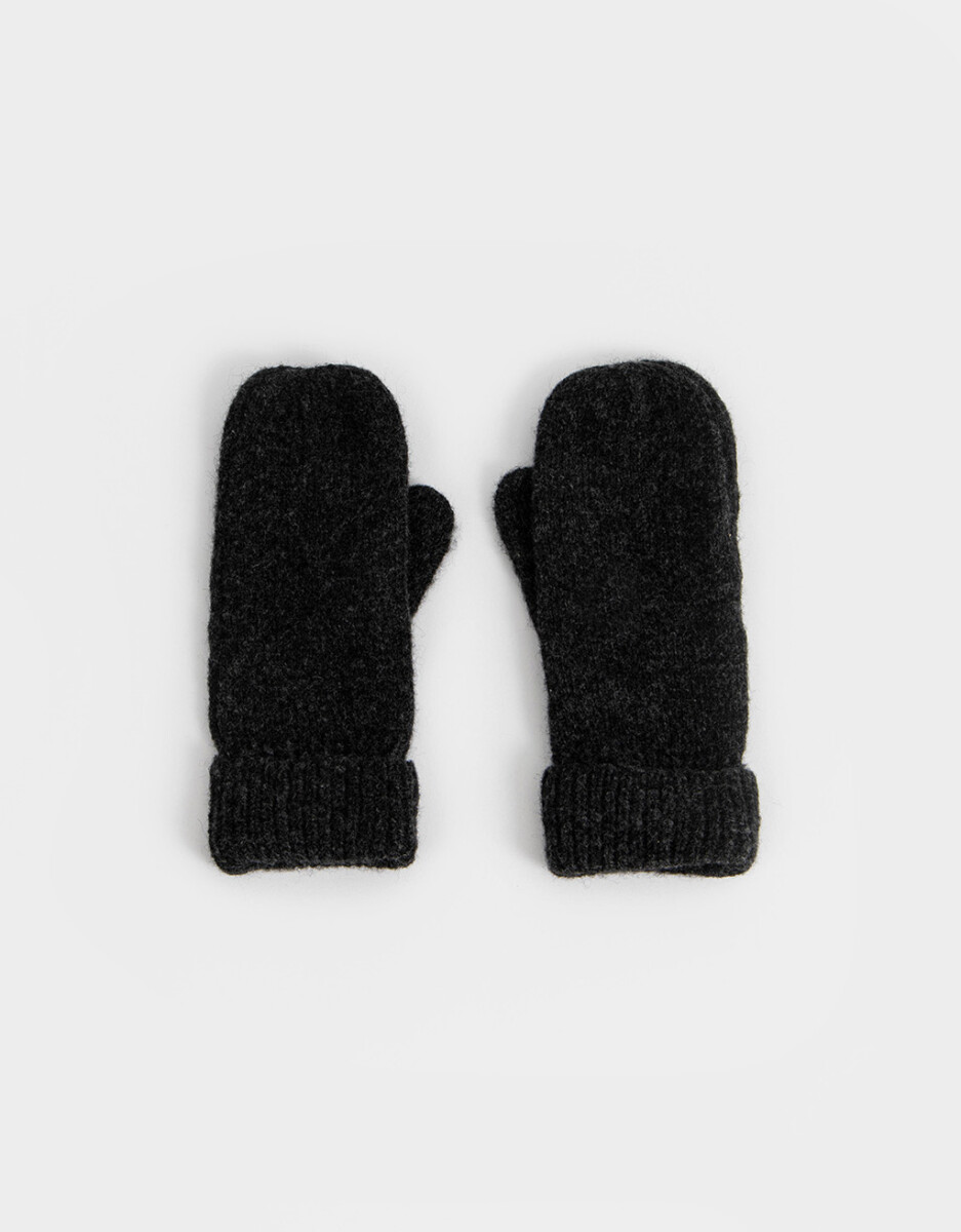 Guantes Tejidos Negro 