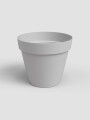 MACETA CAPRI POT 40 GRIS CLARO