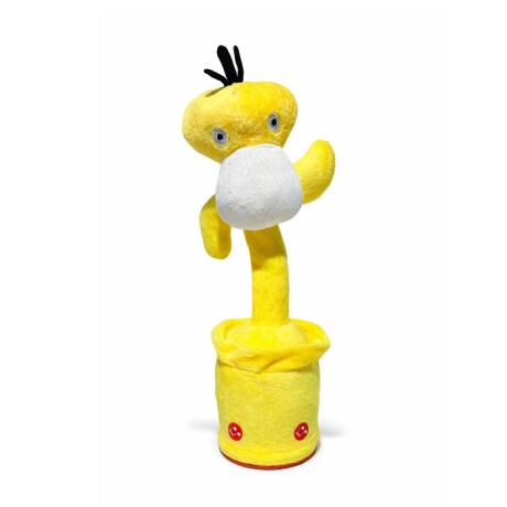 PELUCHE CACTUS BAILARIN DISEÑO PATO AMARILLO CP22 001