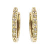 Aros Samantha de oro amarillo 18k con brillantes Aros Samantha de oro amarillo 18k con brillantes