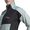 Casaca Trail Running Trail Wind J Mujer Linen Green / Magic Grey