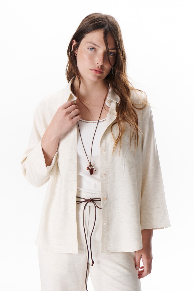 CAMISA LIRIO BEIGE