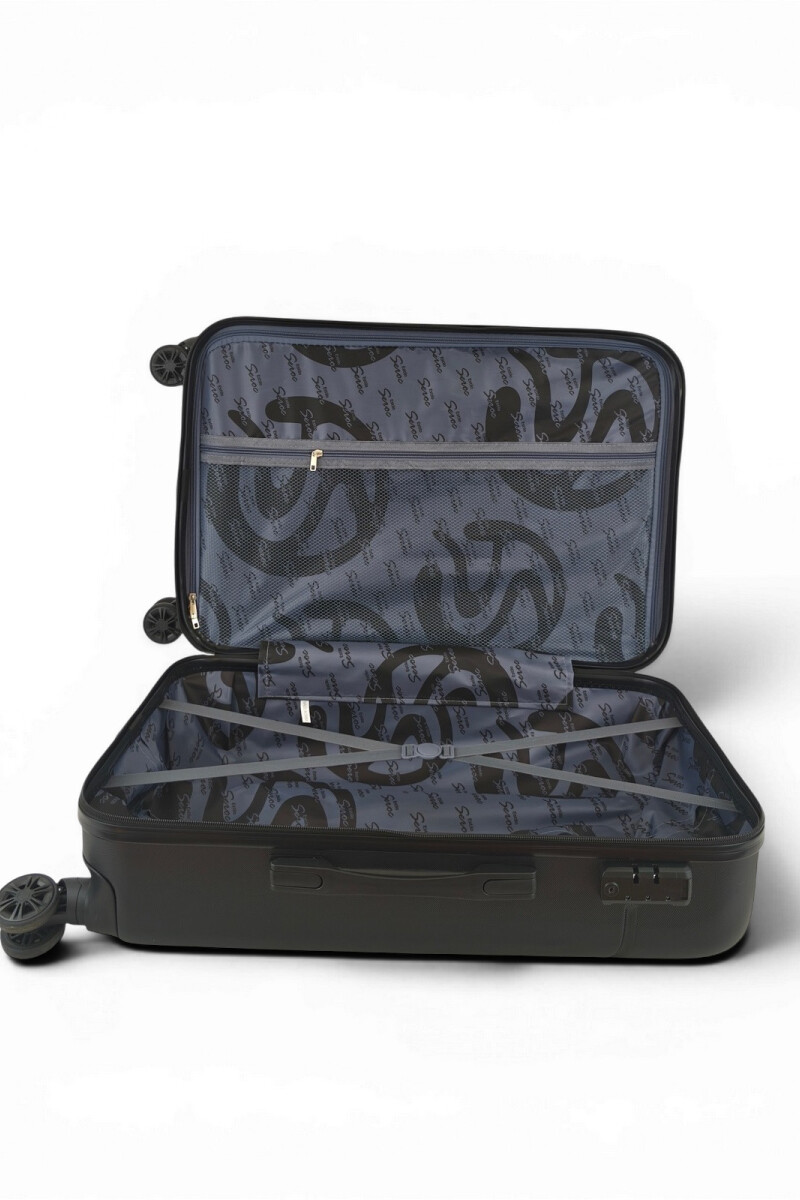 Valija mediana ABS (fibra) de 24" Negro