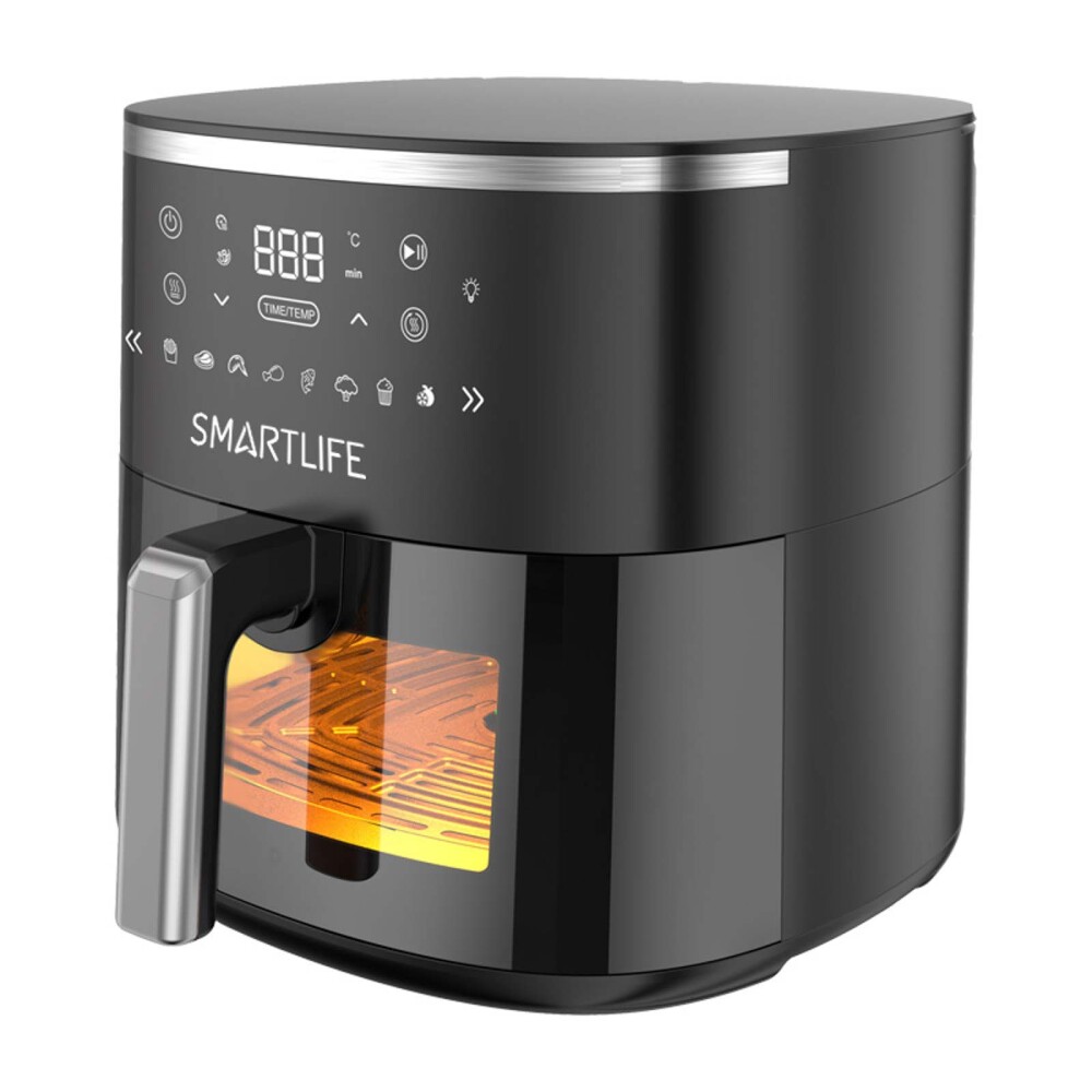 FREIDORA DE AIRE SMARTLIFE 6-LITROS NEGRO SL-AFDV006
