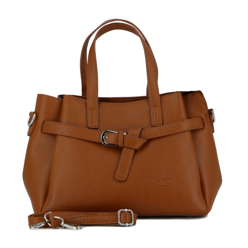 Darkness Cartera C/correa Larga-corta Y Detalle Camel