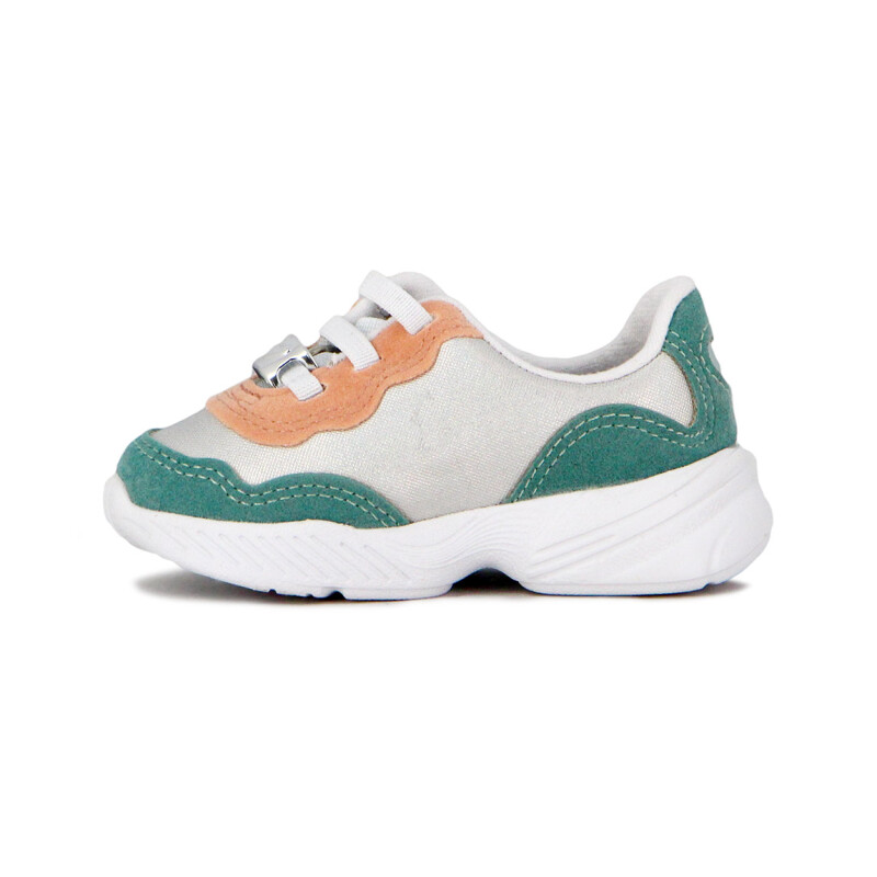 Molekina Calzado Deportivo Acordonado Blanco-verde