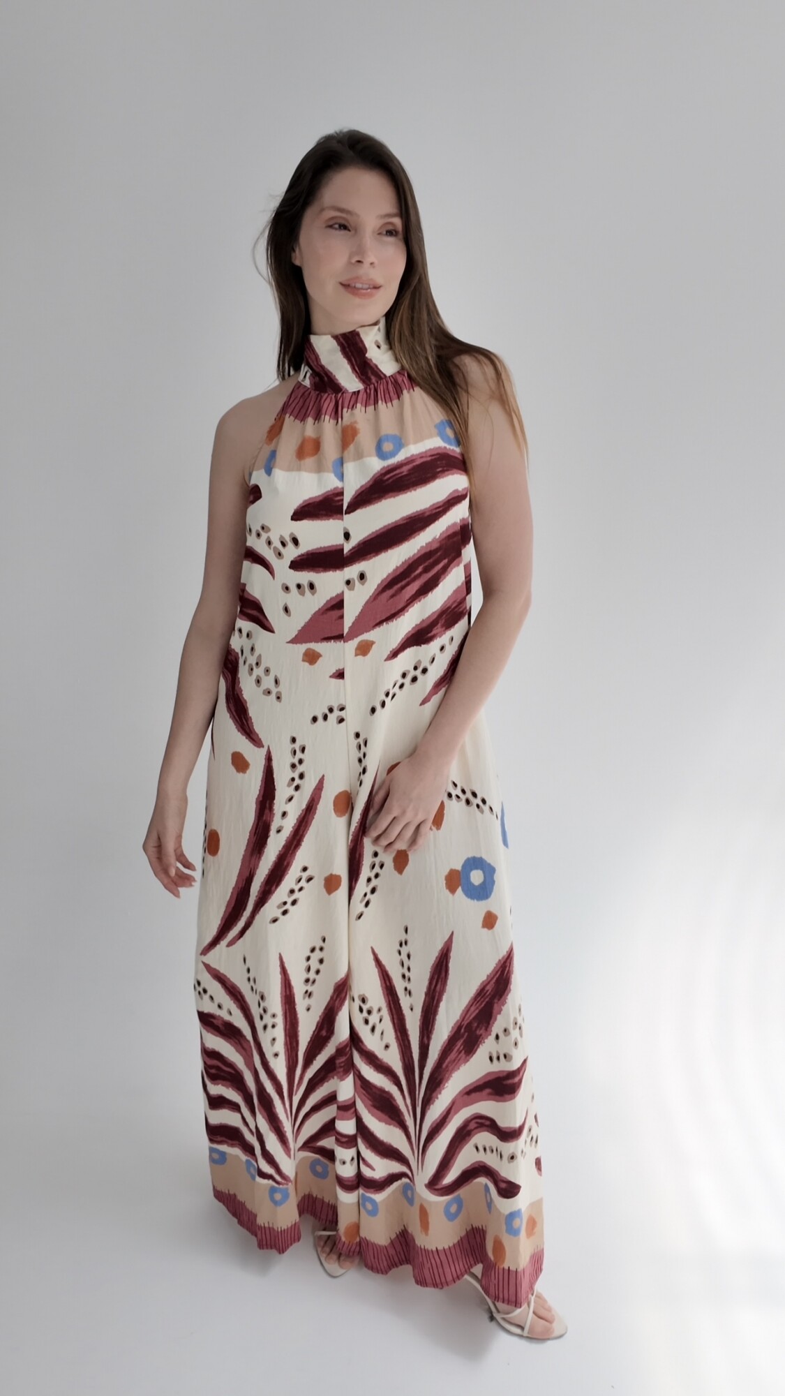 Enterito Nairobi Print Bordó