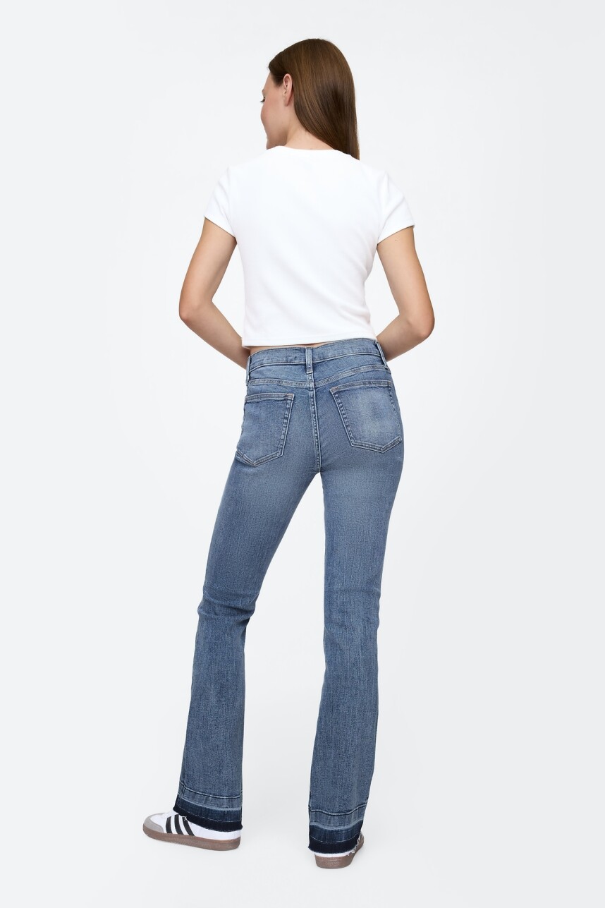Jean Baby Boot Mujer Medium Wash