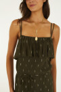 VESTIDO LARGO Kaki