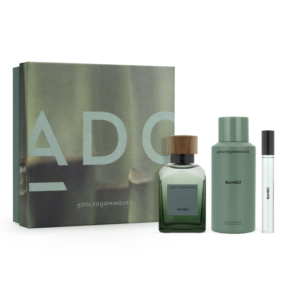 Adolfo Dominguez Bambu EDP Estuche EDP 120ml + 10ml + Desodorante 150ml - Masculino