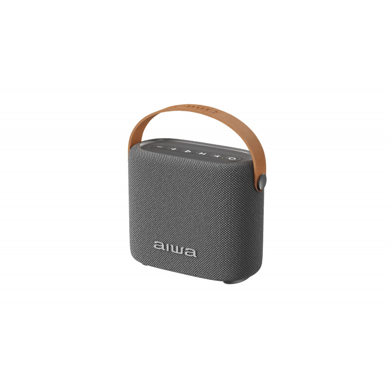 Parlante Activo Bluetooth Portátil 14W PMPO | AIWA Gris | AWS70BTGC
