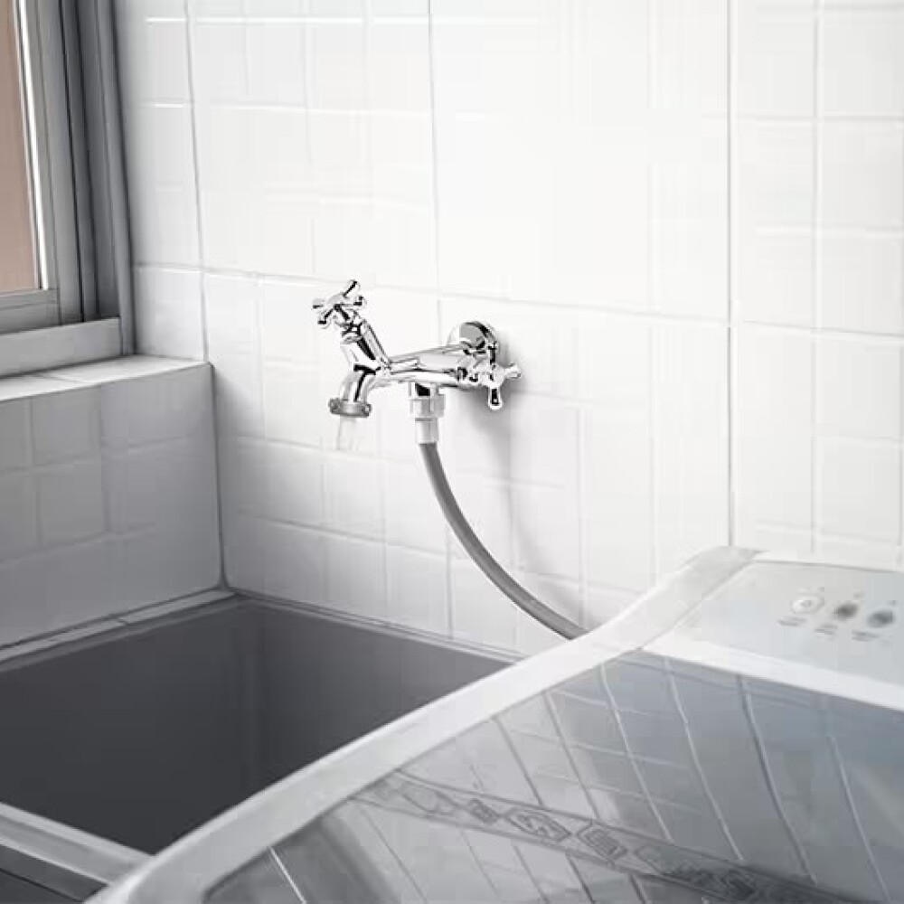 Canilla pared derivación lavarropa Marujá cromada Canilla Pared Derivación Lavarropa Marujá Cromada