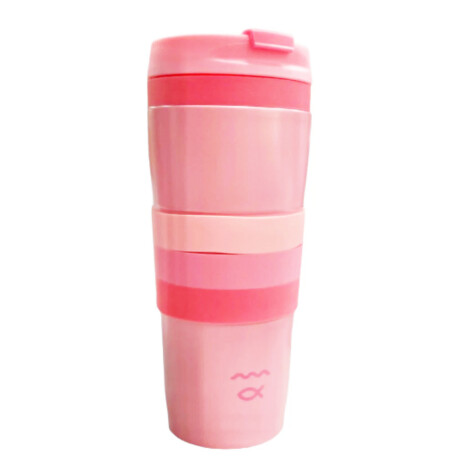 Jarra Térmica Mug Río Bandas 350ML ROSA