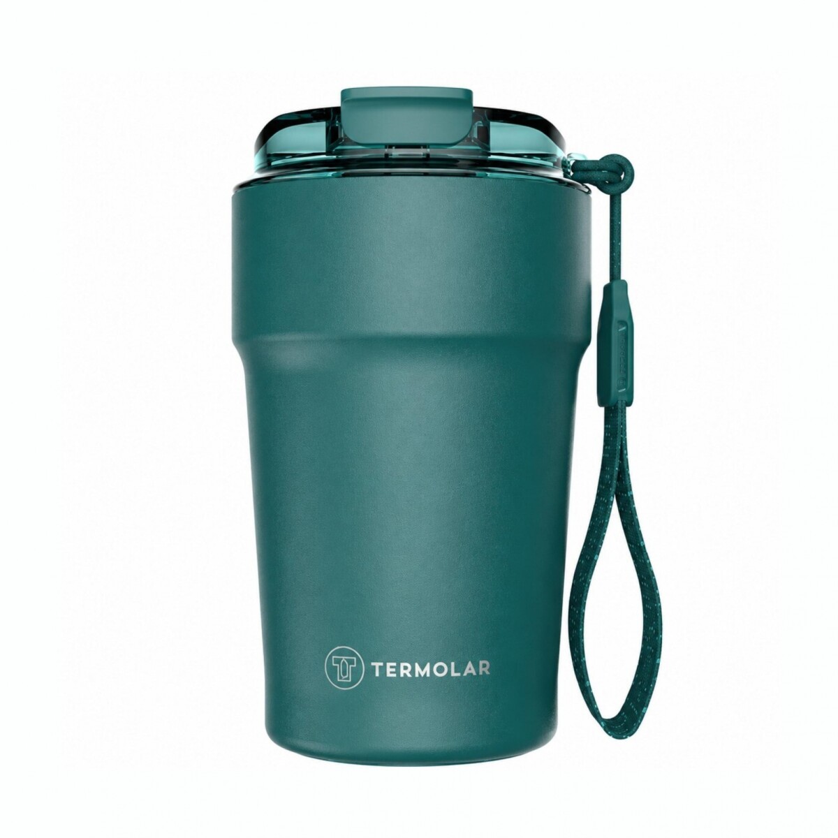Vaso Térmico TERMOLAR Con Tapa Capacidad 380ML - Verde 