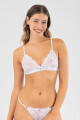 Soutien triangulo orquidea Blanco
