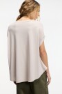 Camiseta oversized Beige