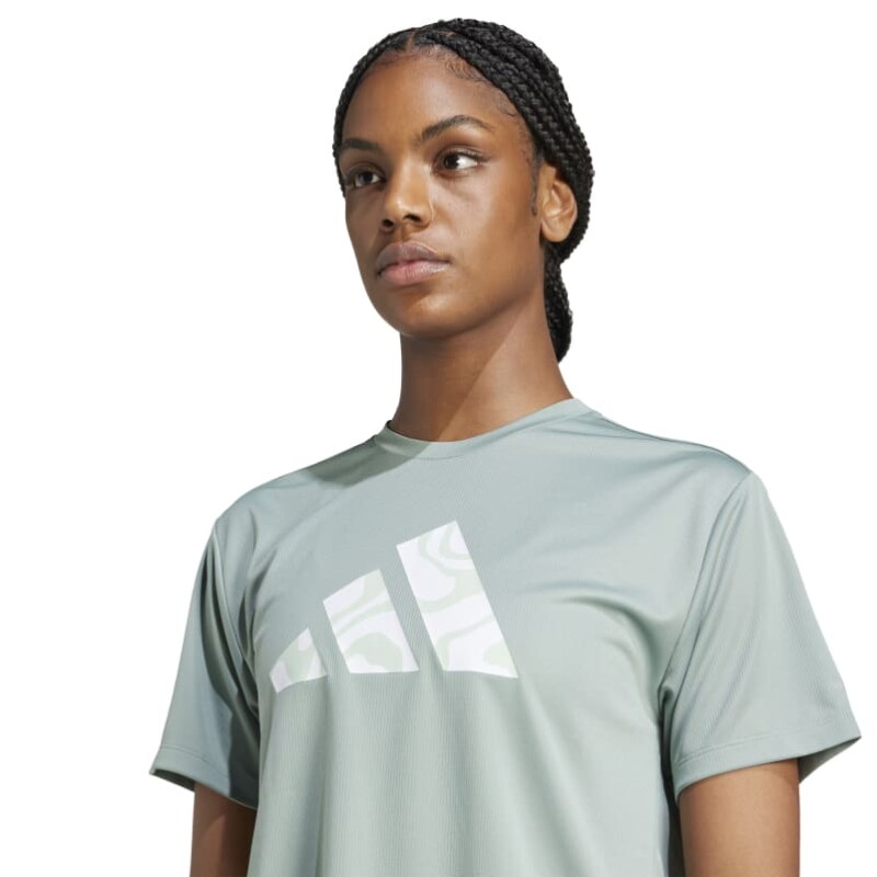 Remera Adidas Run It Bl Verde