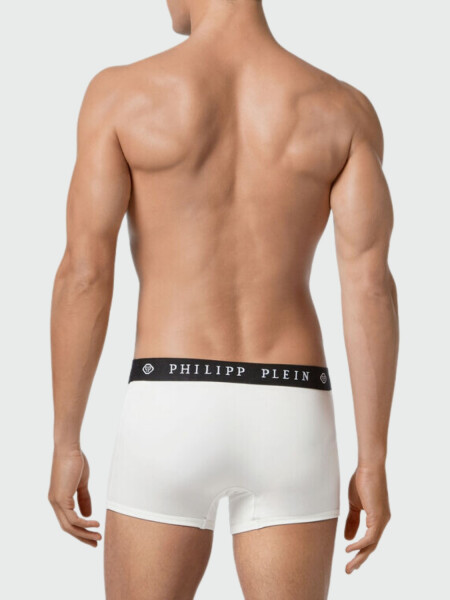 PHILIPP PLEIN - bipack de bóxers negros con calavera Blanco