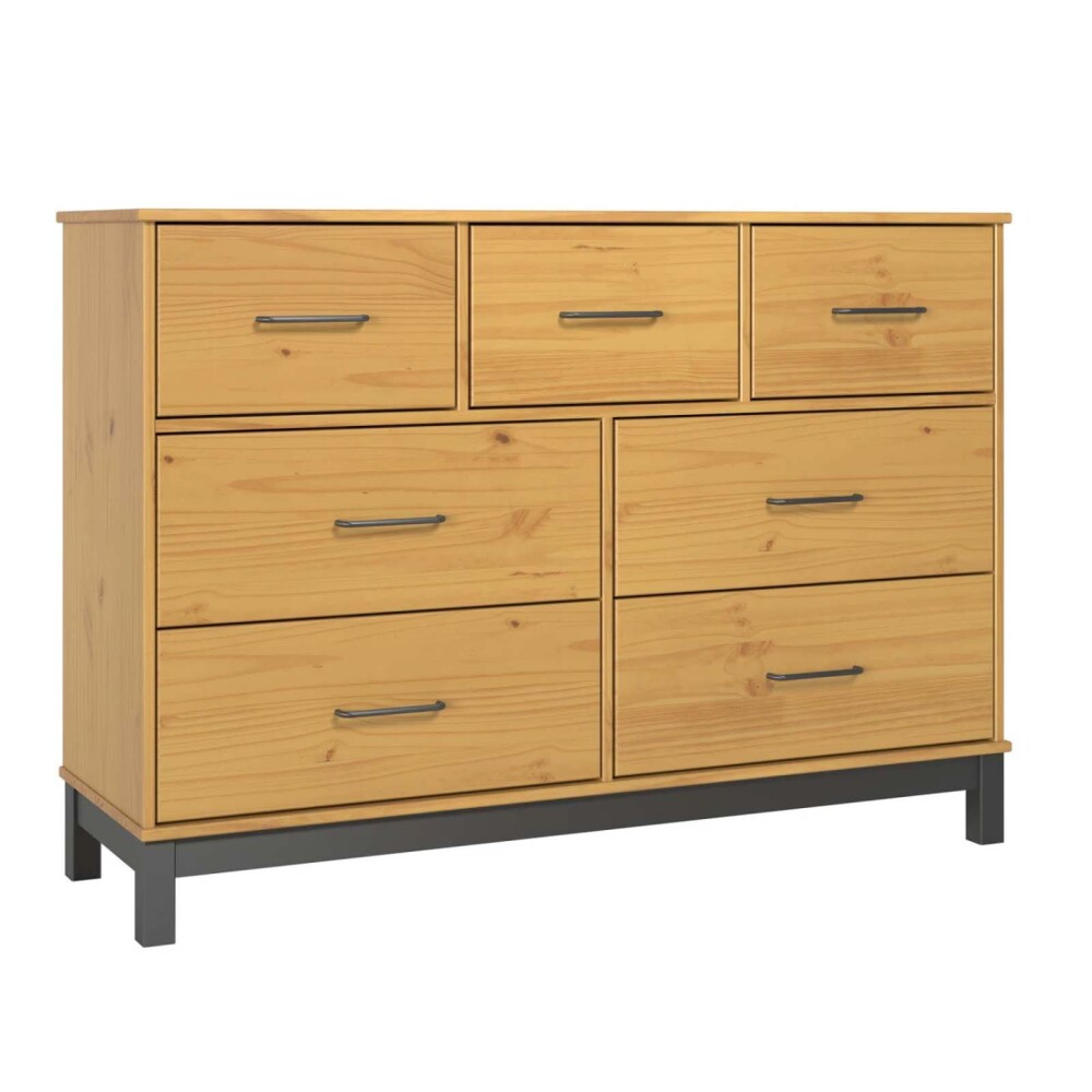 CÓMODA MADERA NATURAL-BEIGE CAPRI