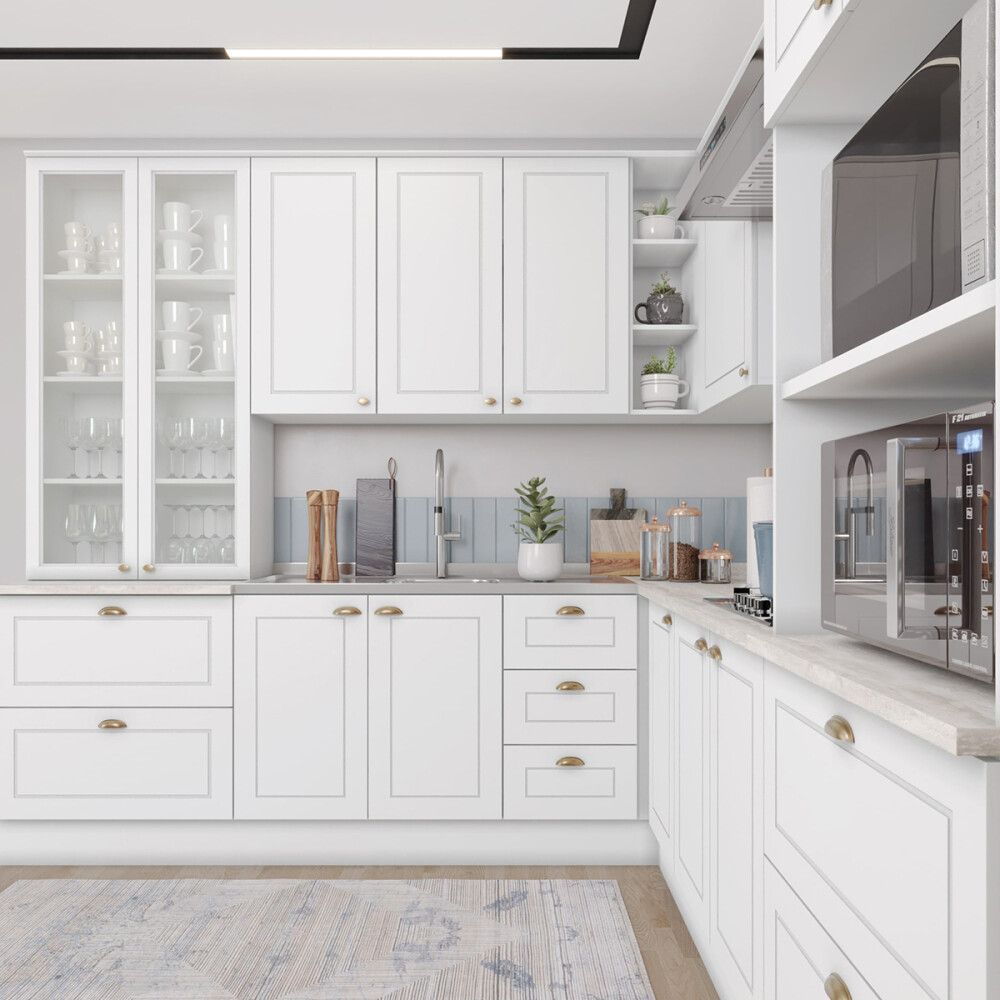 AÉREO 3 PUERTAS ALACENA - LINEA AMERICANA BLANCO