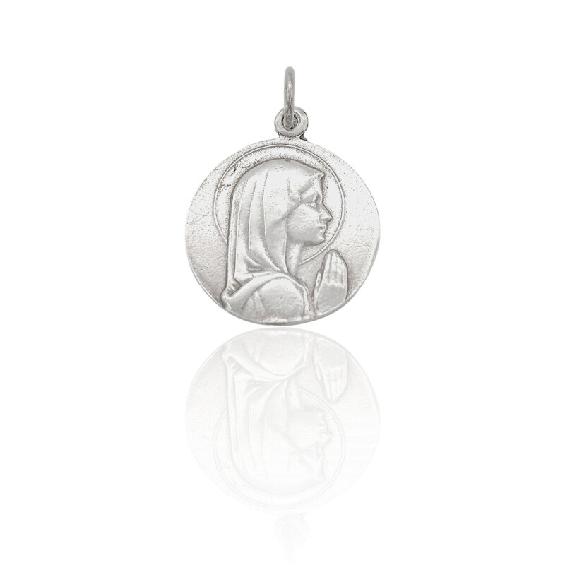 Dije Colgante Virgen Niña-Plata 925-Sin piedra-CP3001 sinpiedra