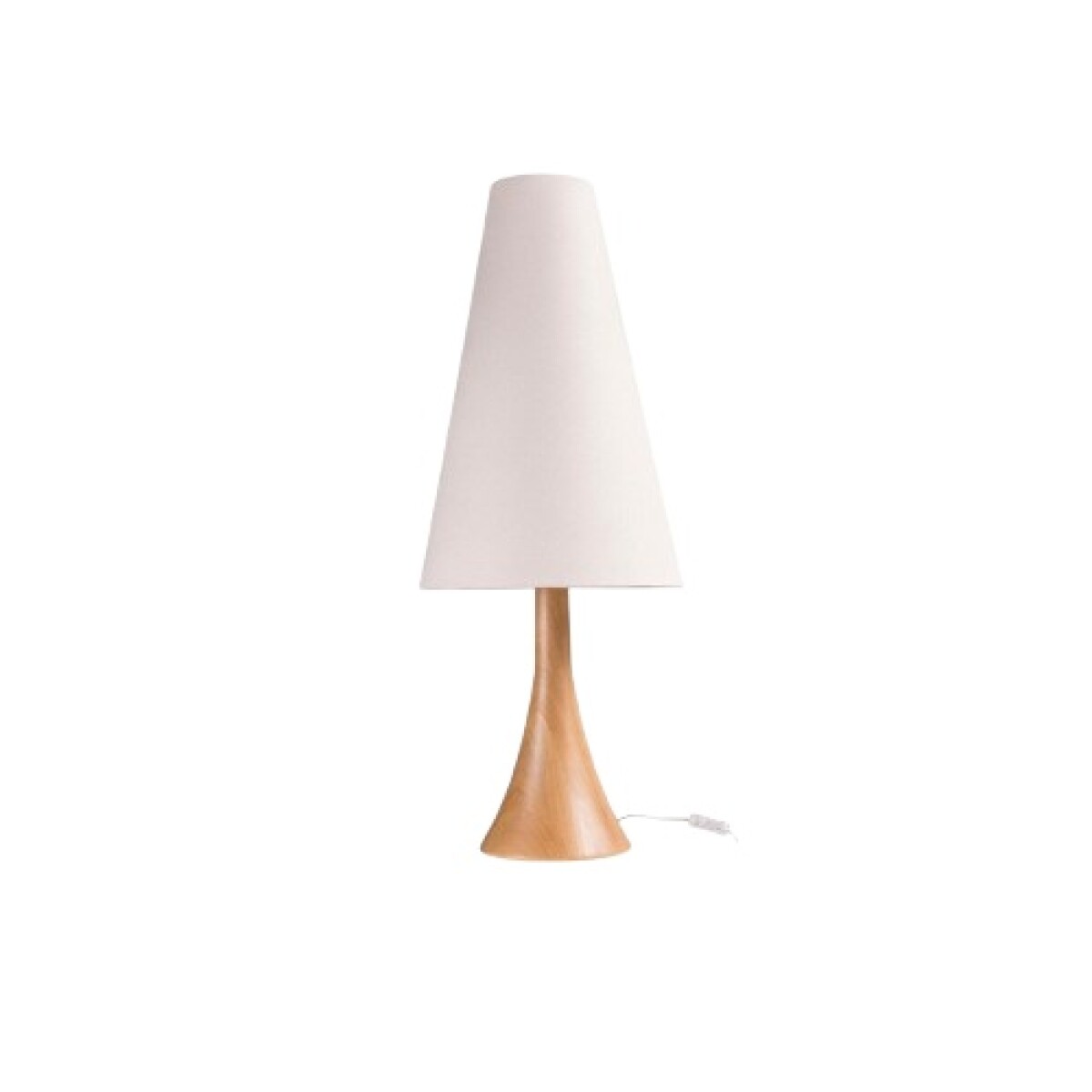 VELADOR DE MESA SEQUOIA NATURAL E27 PANT. LINO CRUDO 
