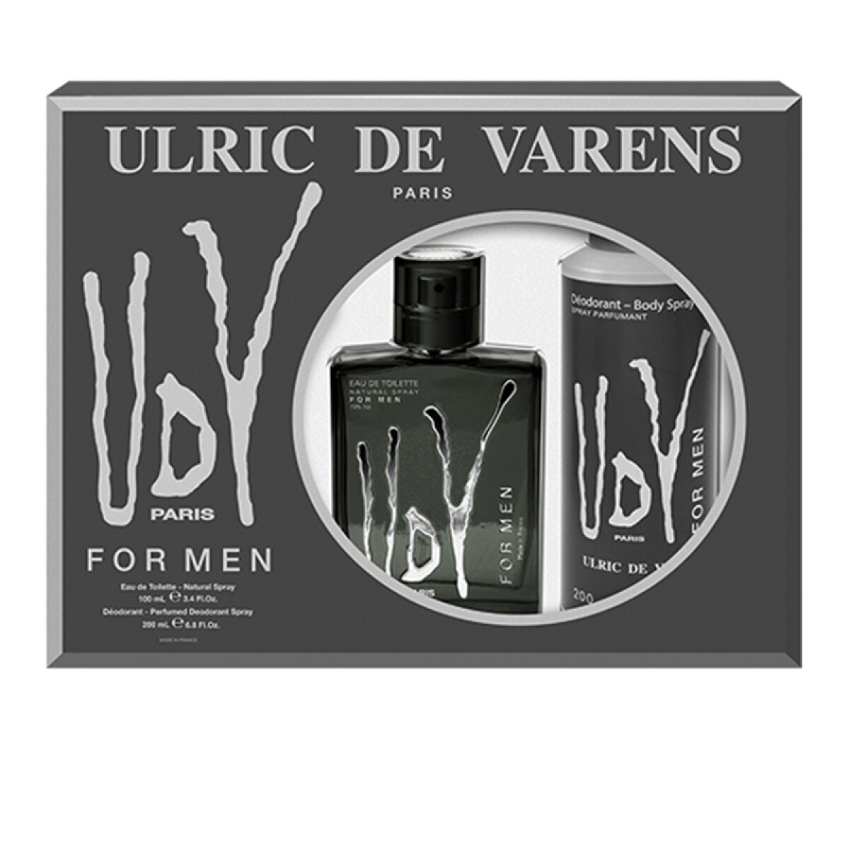 Ulric De Varens UDV For Men Coffret EDT 100 ml + Deo 200 ml 