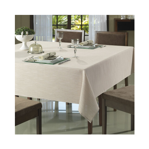 Mantel Dohler Rectangular Clean Passion 200 x 200 cm - Varios Colores BEIGE