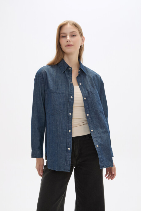 Sobrecamisa Manapouri Azul Indigo