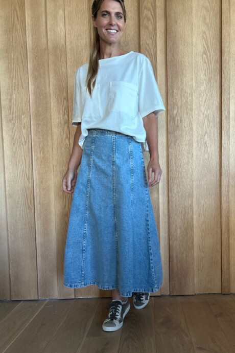 Pollera Mónaco Sky Blue