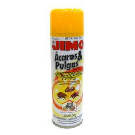 JIMO ACAROS Y PULGAS AEROSOL 300CC (2) ++ N/a