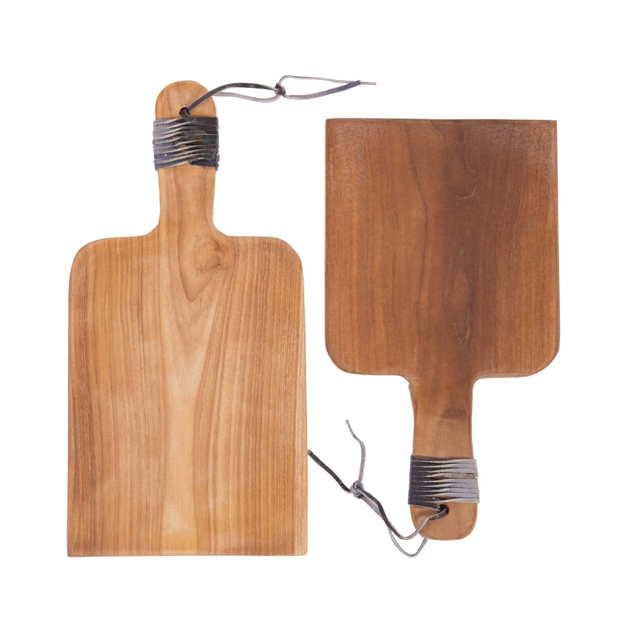 SET - 2 TABLAS C/MANGO C NATURAL/BEIGE MADERA 1 