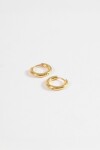 Aros acero extra small dorado