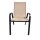 Silla Arye Paysandu beige de aluminio ligero Beige